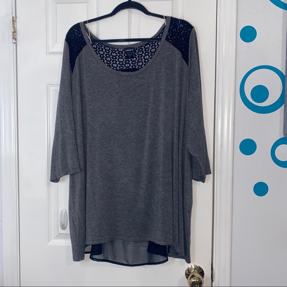Sheer back knit